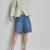 Lange Bermudashorts aus Baumwoll-Denim