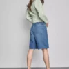 Lange Bermudashorts aus Baumwoll-Denim