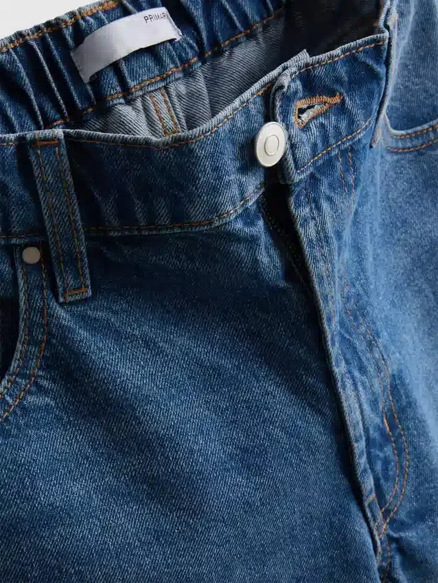 Lange Bermudashorts aus Baumwoll-Denim