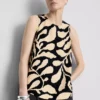 Langes bedrucktes Tanktop