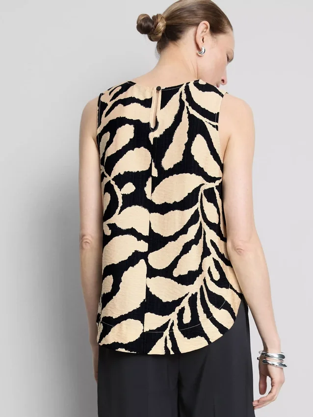 Langes bedrucktes Tanktop