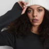 Langärmliges Thermoshirt mit Plüschfutter