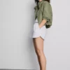 Lauffrack aus Baumwoll-Denim-Shorts