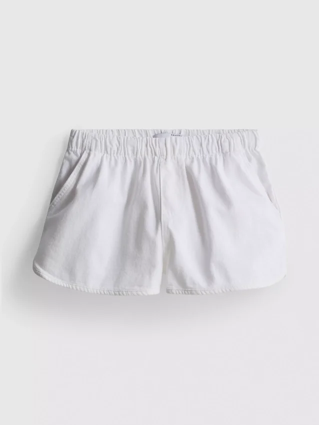 Lauffrack aus Baumwoll-Denim-Shorts