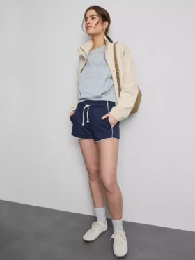 Laufshorts aus Jersey mit hohem Baumwollanteil
