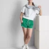 Laufshorts aus Jersey mit hohem Baumwollanteil