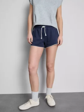 Laufshorts aus Jersey mit hohem Baumwollanteil