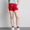 Laufshorts aus Jersey mit hohem Baumwollanteil