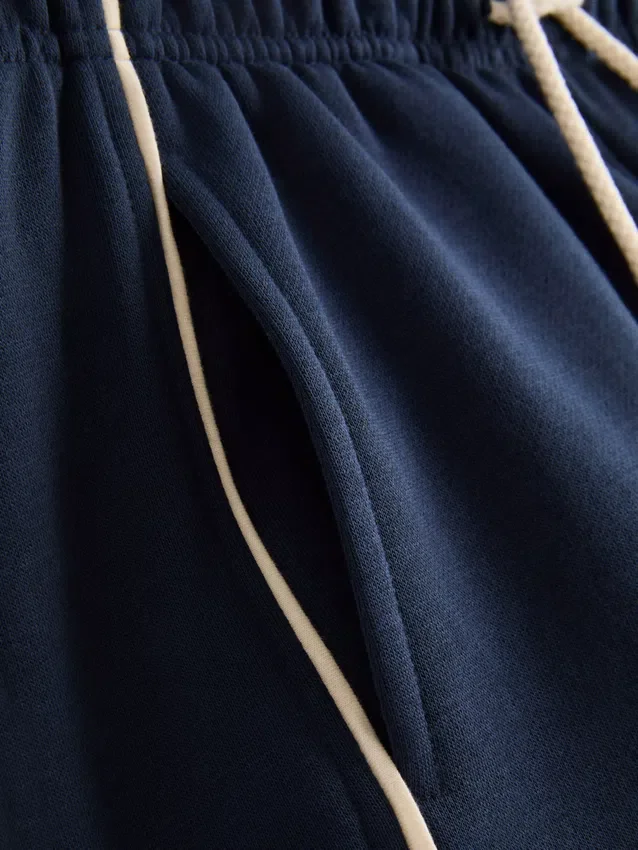Laufshorts aus Jersey mit hohem Baumwollanteil