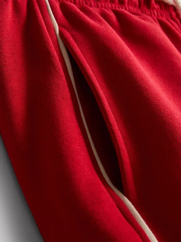 Laufshorts aus Jersey mit hohem Baumwollanteil