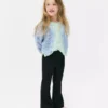 Leggings im Ottoman-Stil mit ausgestelltem Bein