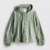 Leichte, geraffte Jacke