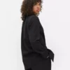 Lila Blazer mit einreihigem Knopfverschluss