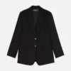Lila Blazer mit einreihigem Knopfverschluss