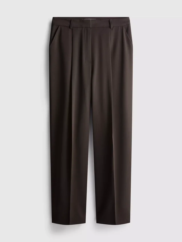 Lila Hose mit geradem Bein
