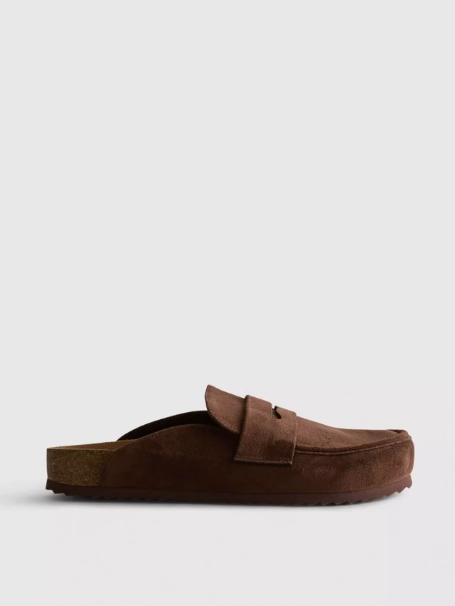 Loafer-Clog-Sandalen