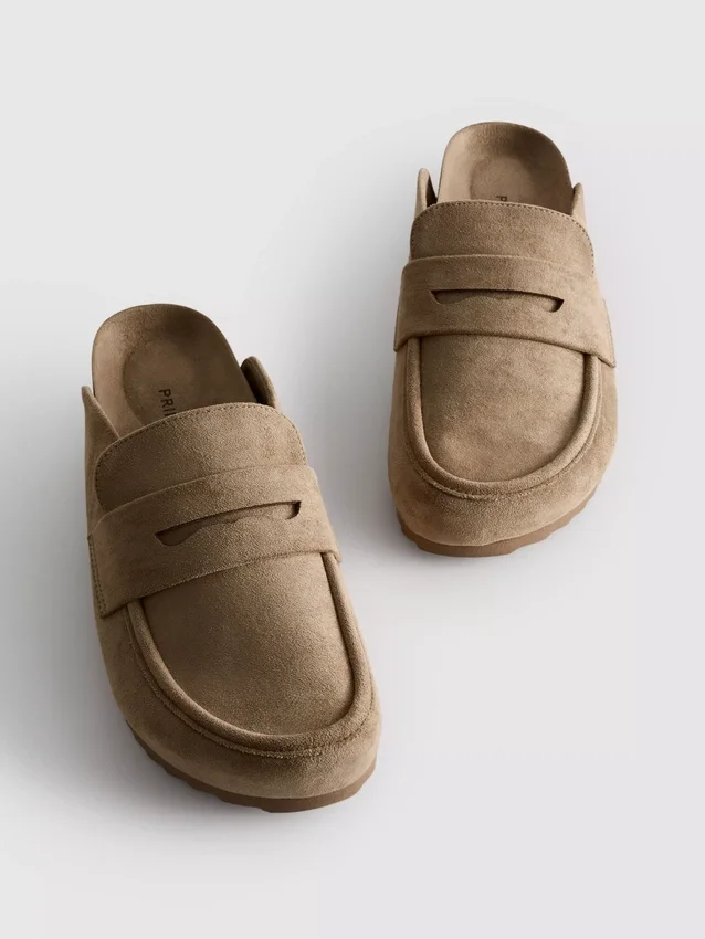 Loafer-Clog-Sandalen