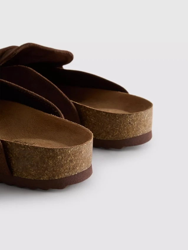 Loafer-Clog-Sandalen