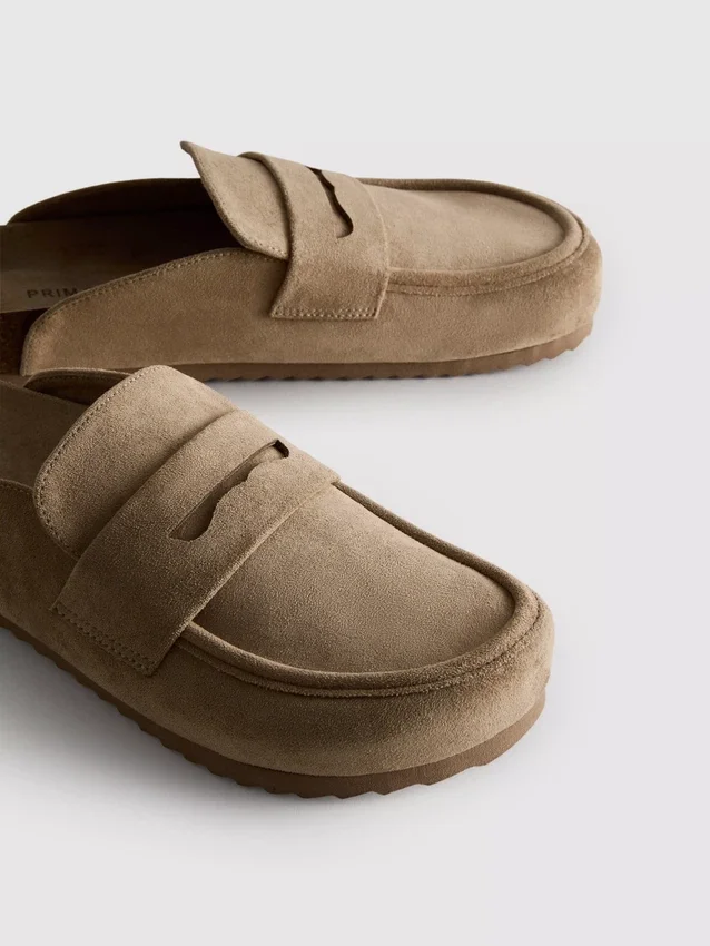 Loafer-Clog-Sandalen