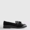 Loafer in weiter Passform aus Lackleder