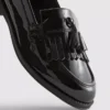 Loafer in weiter Passform aus Lackleder