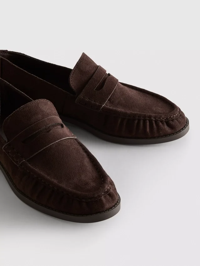 Loafer mit Rüschen