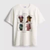 Locker sitzendes Gorillaz-Musik-T-Shirt mit Grafikprint