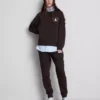 Locker sitzendes Sweatshirt aus Baumwollmischung mit Aufdruck