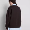 Locker sitzendes Sweatshirt aus Baumwollmischung mit Aufdruck