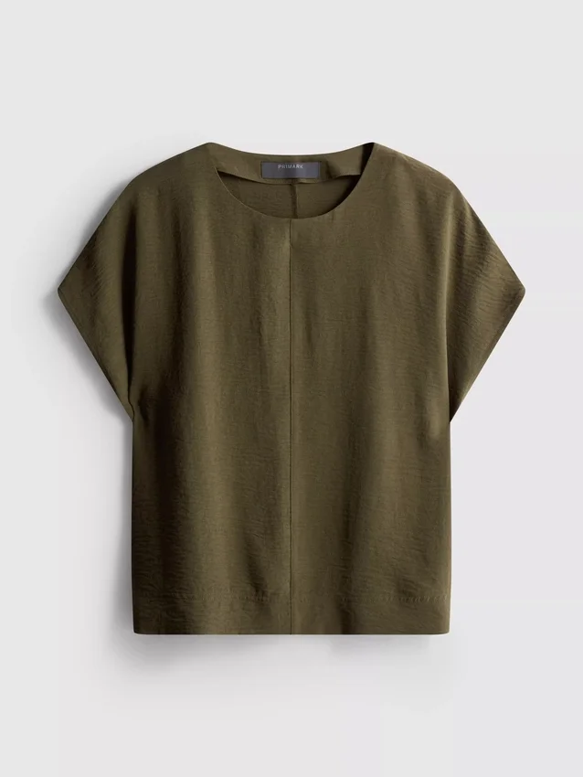 Locker sitzendes T-Shirt mit Rundhalsausschnitt und guter Luftzirkulation