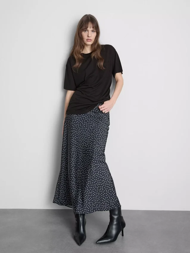Longline-T-Shirt mit aufgesetzter Tasche