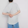 Longline-T-Shirt mit aufgesetzter Tasche