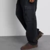 Lose Cargo-Jeans mit mittlerer Leibhöhe