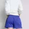 Lounge-Shorts aus Baumwolle mit geschlitztem Saum