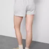 Lounge-Shorts aus Baumwolle mit geschlitztem Saum