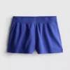 Lounge-Shorts aus Baumwolle mit geschlitztem Saum