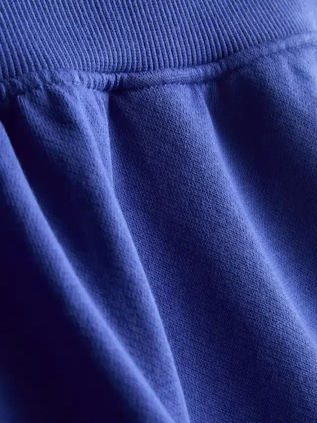 Lounge-Shorts aus Baumwolle mit geschlitztem Saum