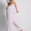 Love to Lounge – gestreifte Schlafanzughose mit geradem Bein