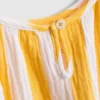 «Love to Lounge» – gestreiftes Schlafanzug-Top mit Rüschen