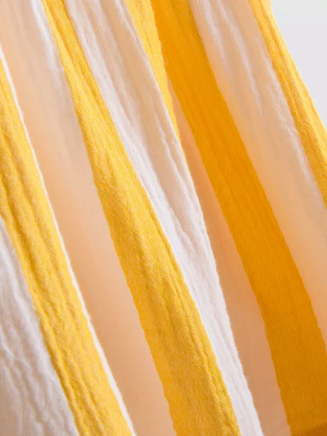 «Love to Lounge» – gestreiftes Schlafanzug-Top mit Rüschen