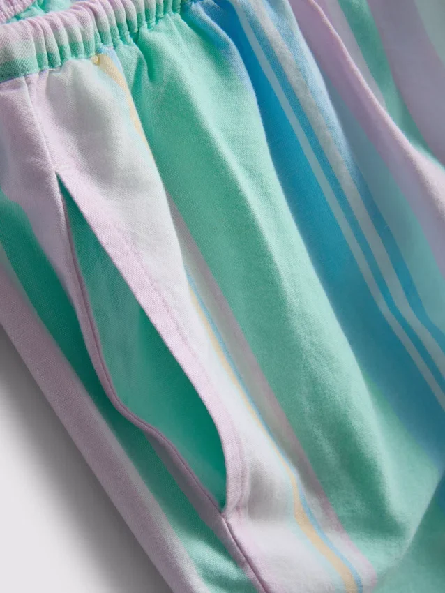 «Love to Lounge» – pastellfarbene Schlafanzughose mit geradem Bein