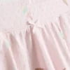 «Love to Lounge» Schlafanzug-Shorts mit Rüschen und Glace-Motiv