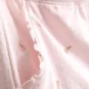 «Love to Lounge» Schlafanzug-Shorts mit Rüschen und Glace-Motiv