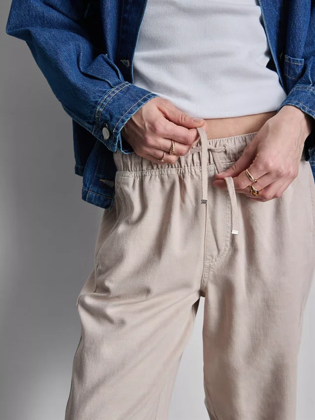 Lässige Jogginghose aus Baumwollmischung