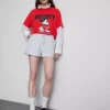 Lässige Shorts aus Baumwolle mit Kordelzug