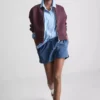 Lässige Shorts aus Baumwolle mit Kordelzug