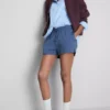 Lässige Shorts aus Baumwolle mit Kordelzug