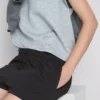 Lässige Shorts aus Baumwolle mit Kordelzug