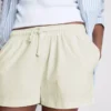 Lässige Shorts aus Baumwolle mit Kordelzug