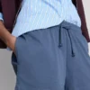 Lässige Shorts aus Baumwolle mit Kordelzug